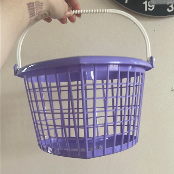Purple Heart-Shaped Basket - Picture 3 of 6